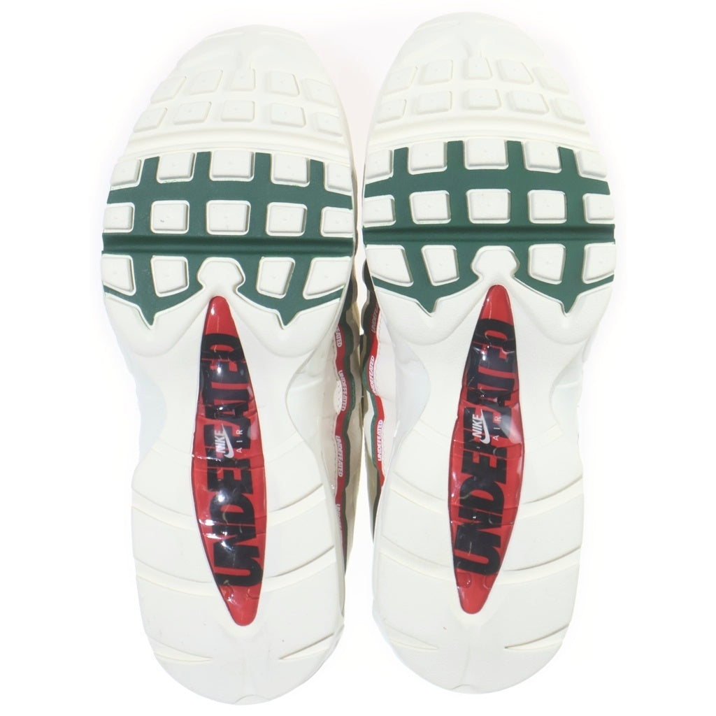 NIKE(ナイキ) ×UNDEFEATED AIR MAX 95 SP SAIL アンディフィーテッド エアマックス95 セイル ローカットスニーカー ホワイト US9/27cm IB4453-100