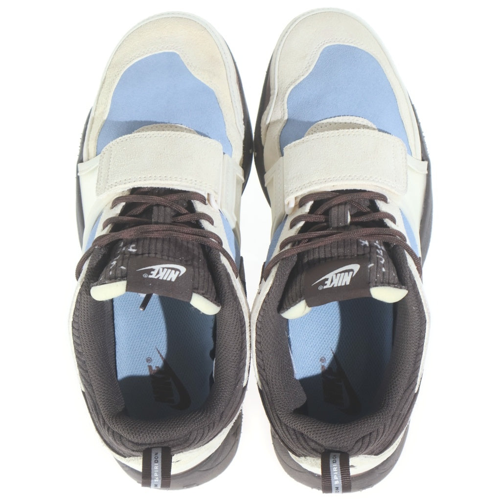 NIKE(ナイキ) ×TRAVIS SCOTT ZOOM FIELD JAXX トラヴィススコット ズームフィールド ジャックス ローカットスニーカー ベージュ/ブルー US8.5/26.5cm HQ3072-400