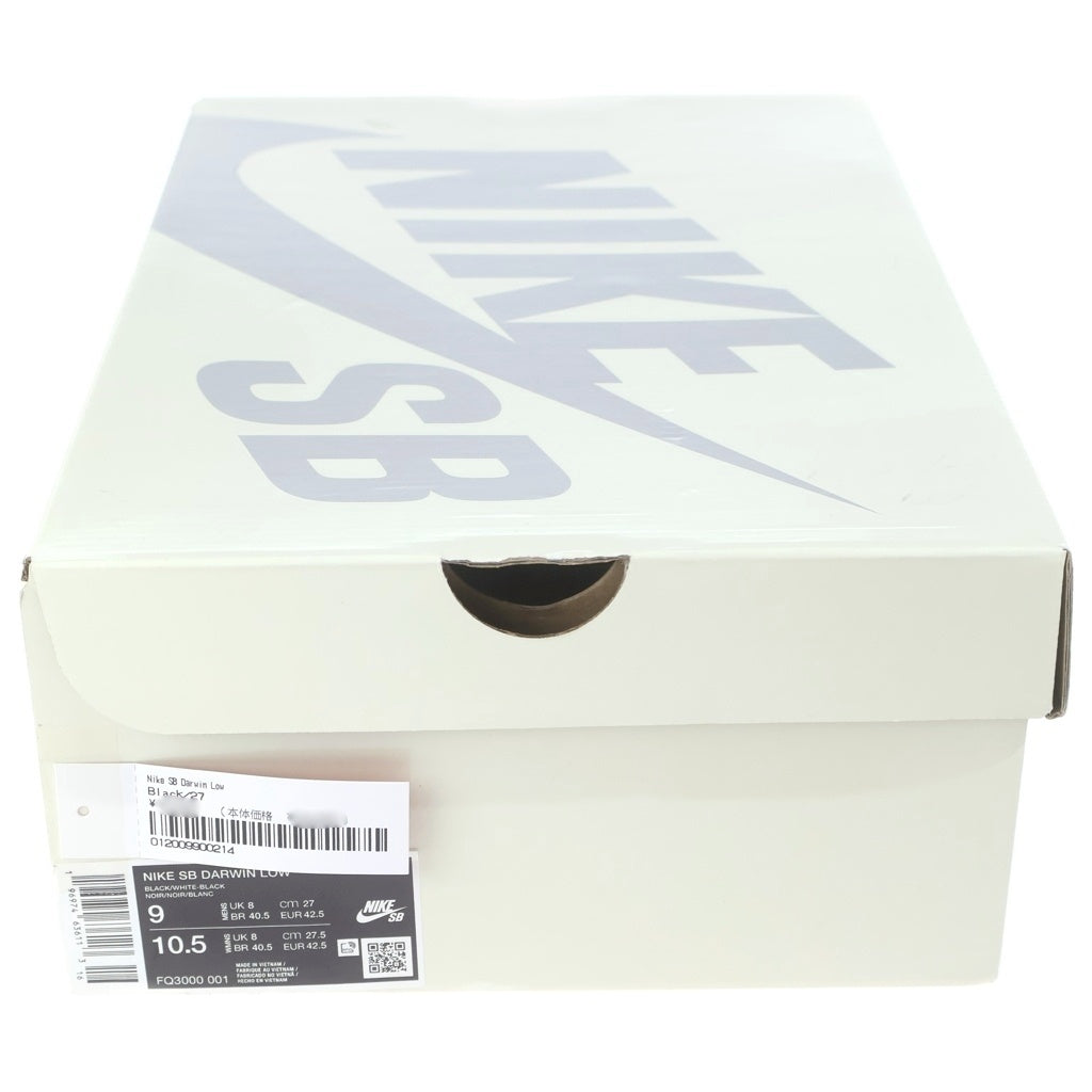 NIKE(ナイキ) ×SUPREME DARWIN LOW シュプリーム ダーウィン ローカットスニーカー ブラック US9/27cm FQ3000-001