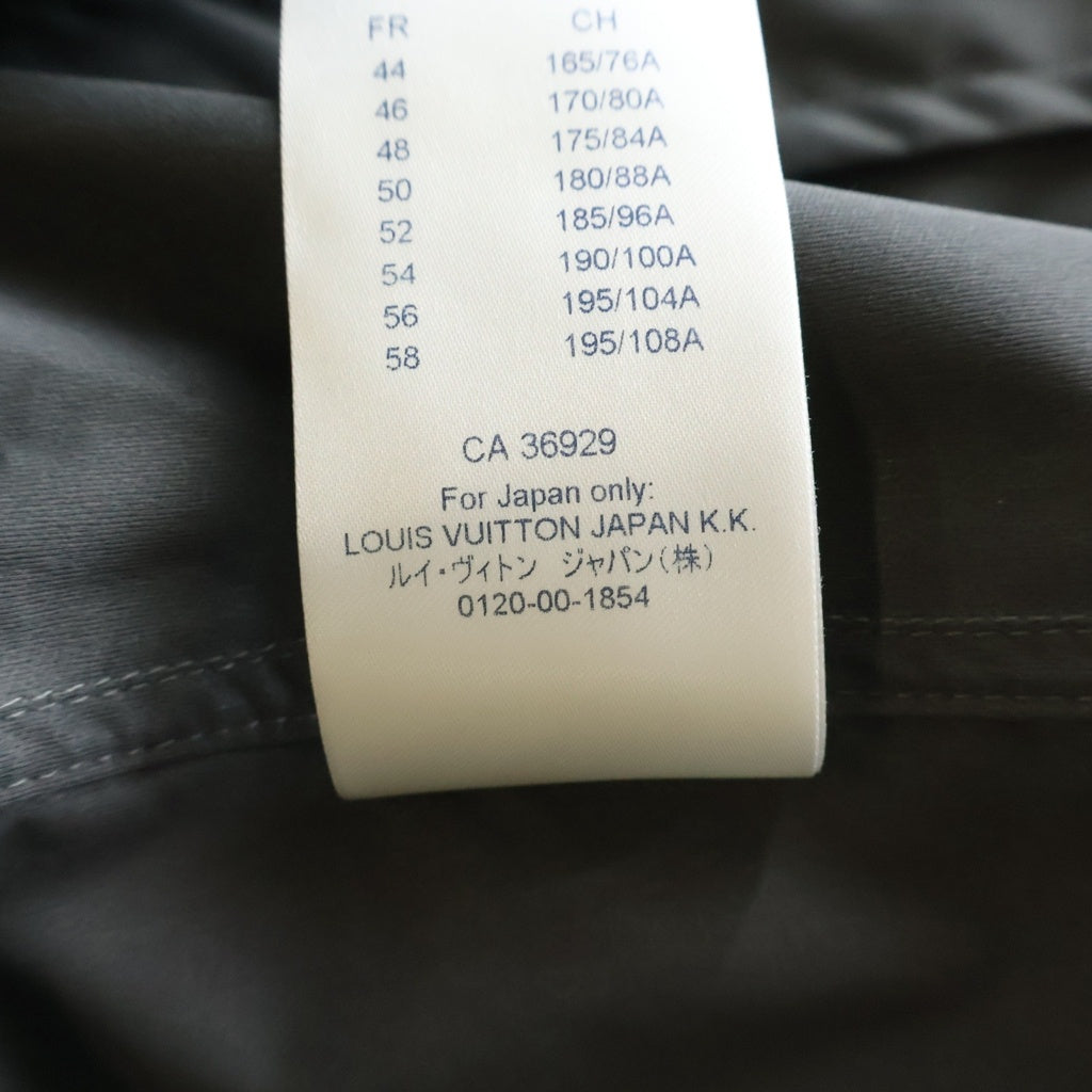 LOUIS VUITTON(ルイヴィトン) 19AW ワッペンデザイン フーデッド ジップアップジャケット グレー RM192 PUO HHB99W