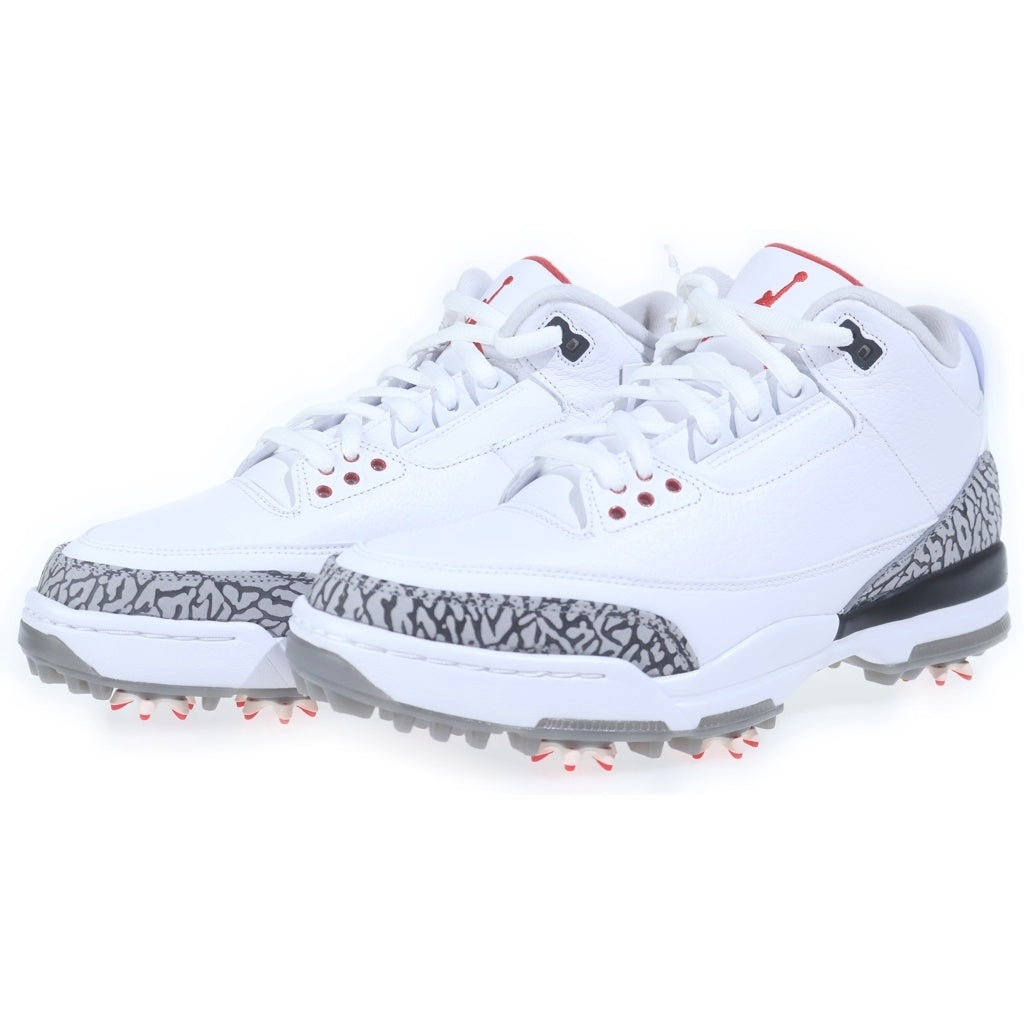 NIKE(ナイキ) Air Jordan 3 Retro Golf エアージョーダン スリー レトロ ゴルフ セメント ハイカットスニーカー ホワイト US10/28cm AJ3783-100
