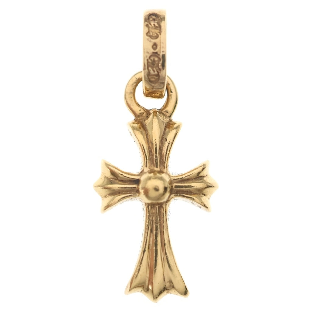 CHROME HEARTS(クロムハーツ) 22K CRS BBYFAT P/DIA ベイビーファットクロス PAVEダイヤ ペンダントトップ ゴールド BCA035