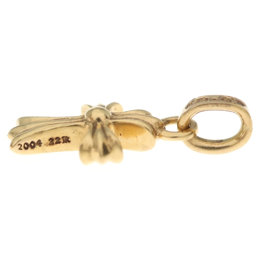CHROME HEARTS(クロムハーツ) 22K CRS BBYFAT P/DIA ベイビーファットクロス PAVEダイヤ ペンダントトップ ゴールド BCA035