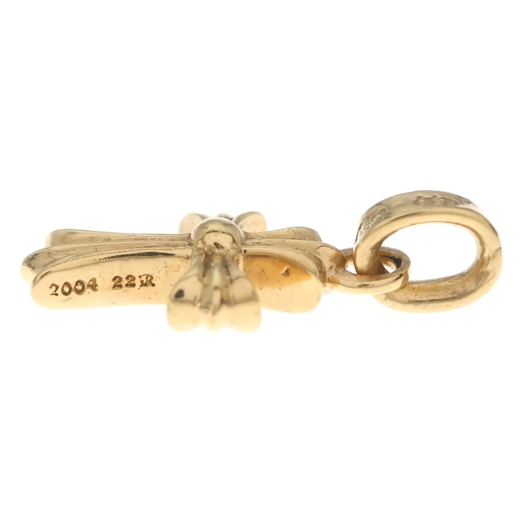 CHROME HEARTS(クロムハーツ) 22K CRS BBYFAT P/DIA ベイビーファットクロス PAVEダイヤ ペンダントトップ ゴールド BCA035