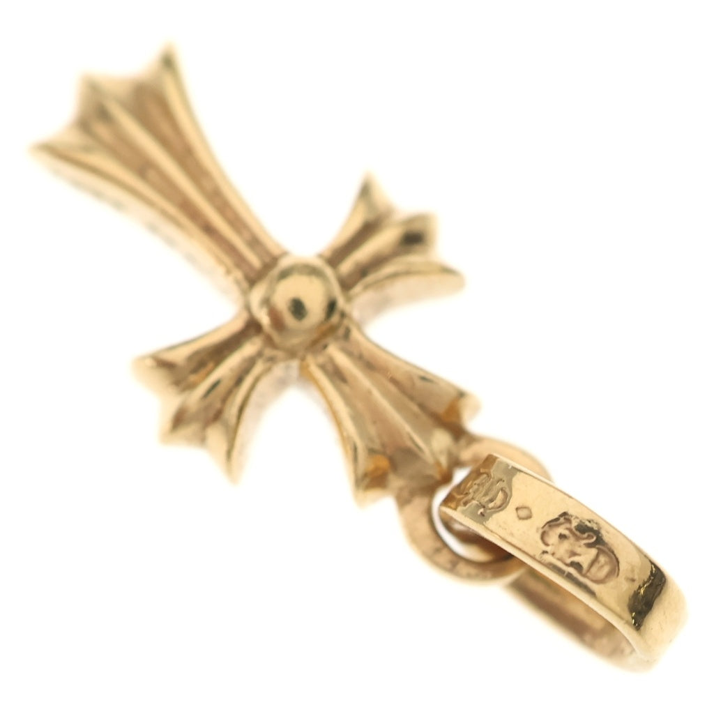 CHROME HEARTS(クロムハーツ) 22K CRS BBYFAT P/DIA ベイビーファットクロス PAVEダイヤ ペンダントトップ ゴールド BCA035