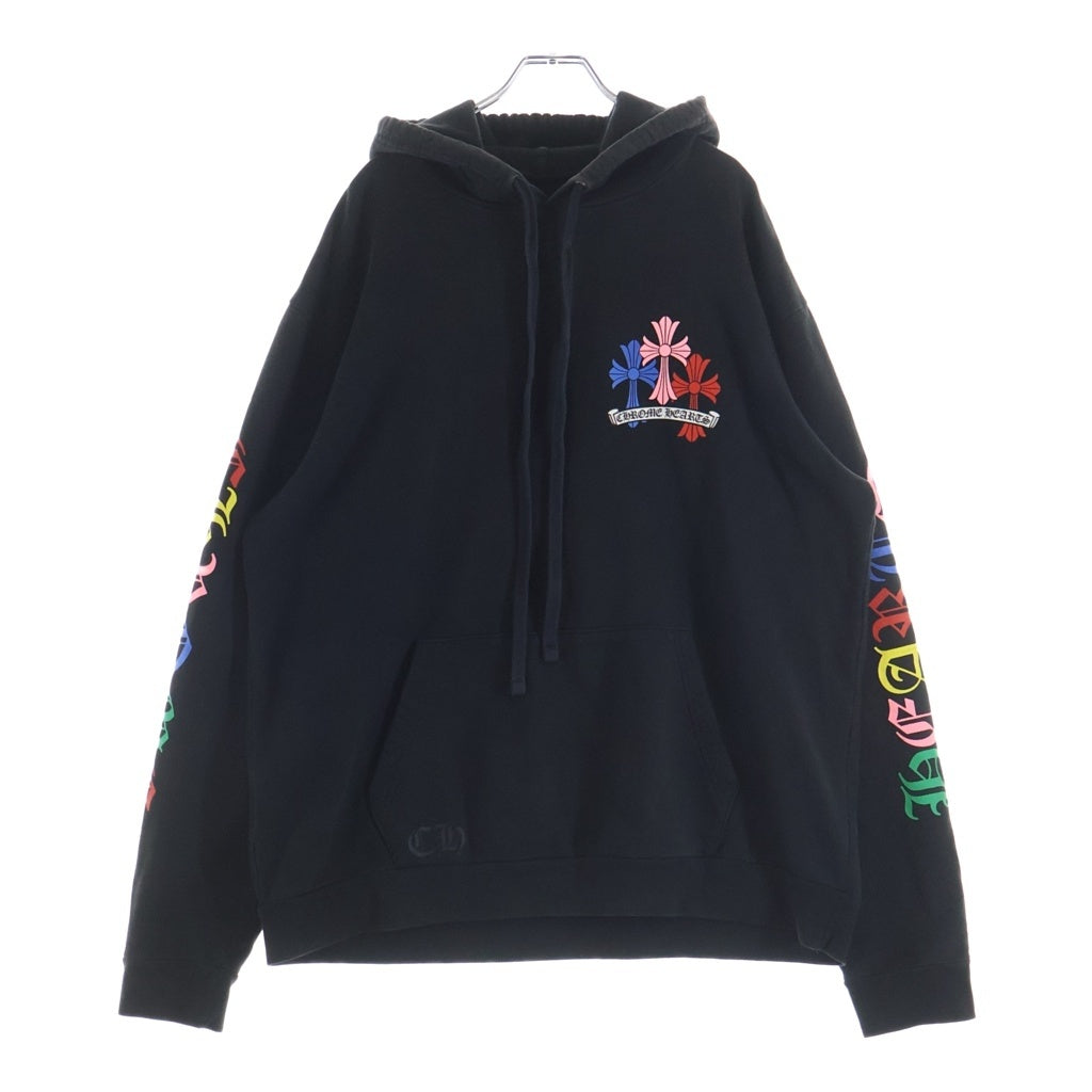 CHROME HEARTS(クロムハーツ) MLTCOL CEM CRS HD PLVR マルチセメタリー プルオーバーパーカー ブラック