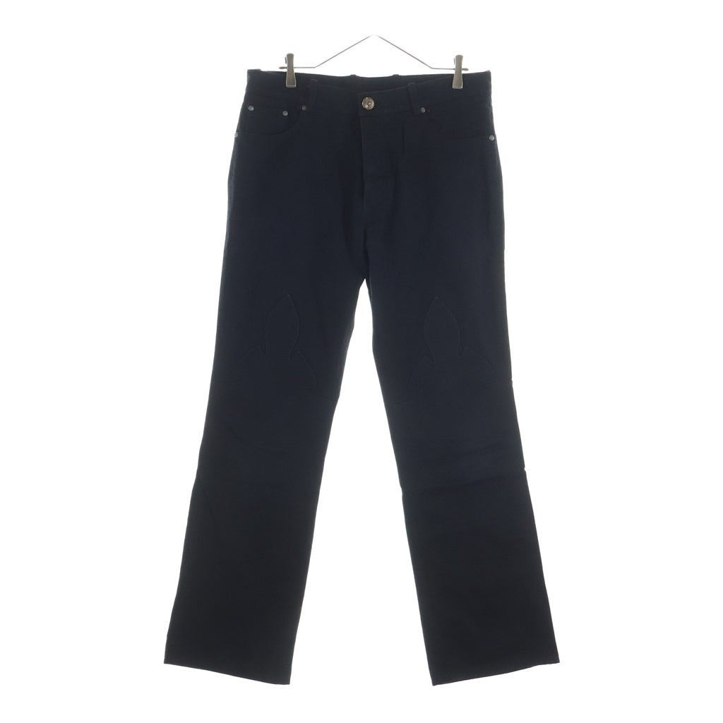 CHROME HEARTS(クロムハーツ) OLD FLEURKNEE DNM PANTS オールド フレアニー デニムパンツ ブラック -