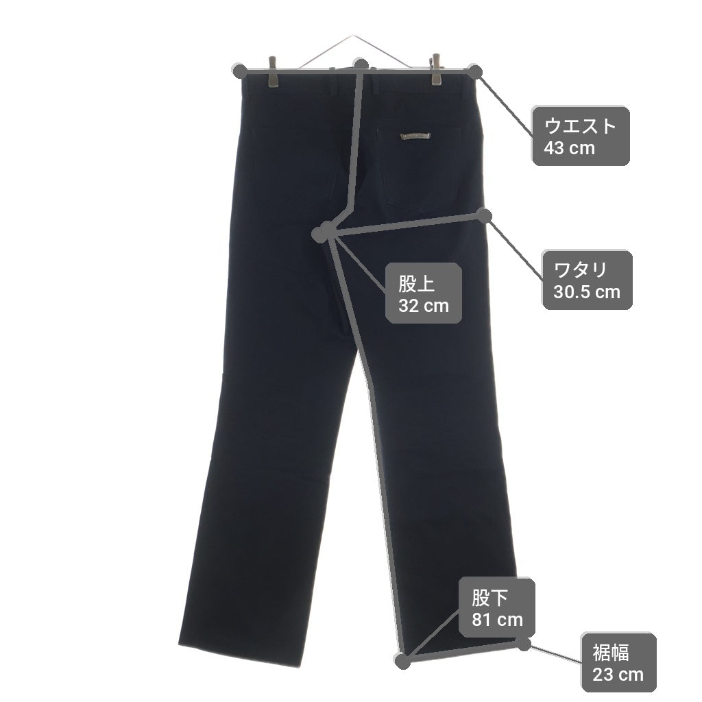 CHROME HEARTS(クロムハーツ) OLD FLEURKNEE DNM PANTS オールド フレアニー デニムパンツ ブラック -