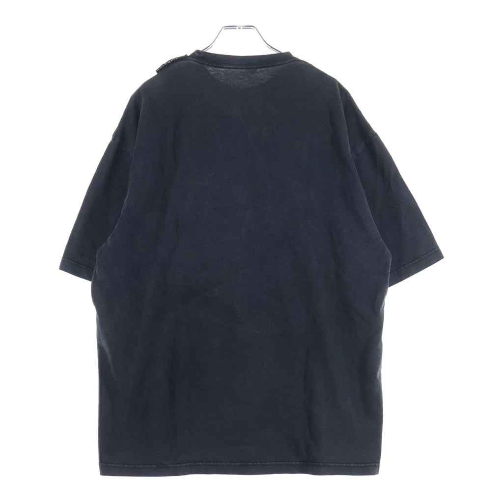 BALENCIAGA(バレンシアガ) ショルダータグ 半袖Tシャツ カットソー ブラック 578139