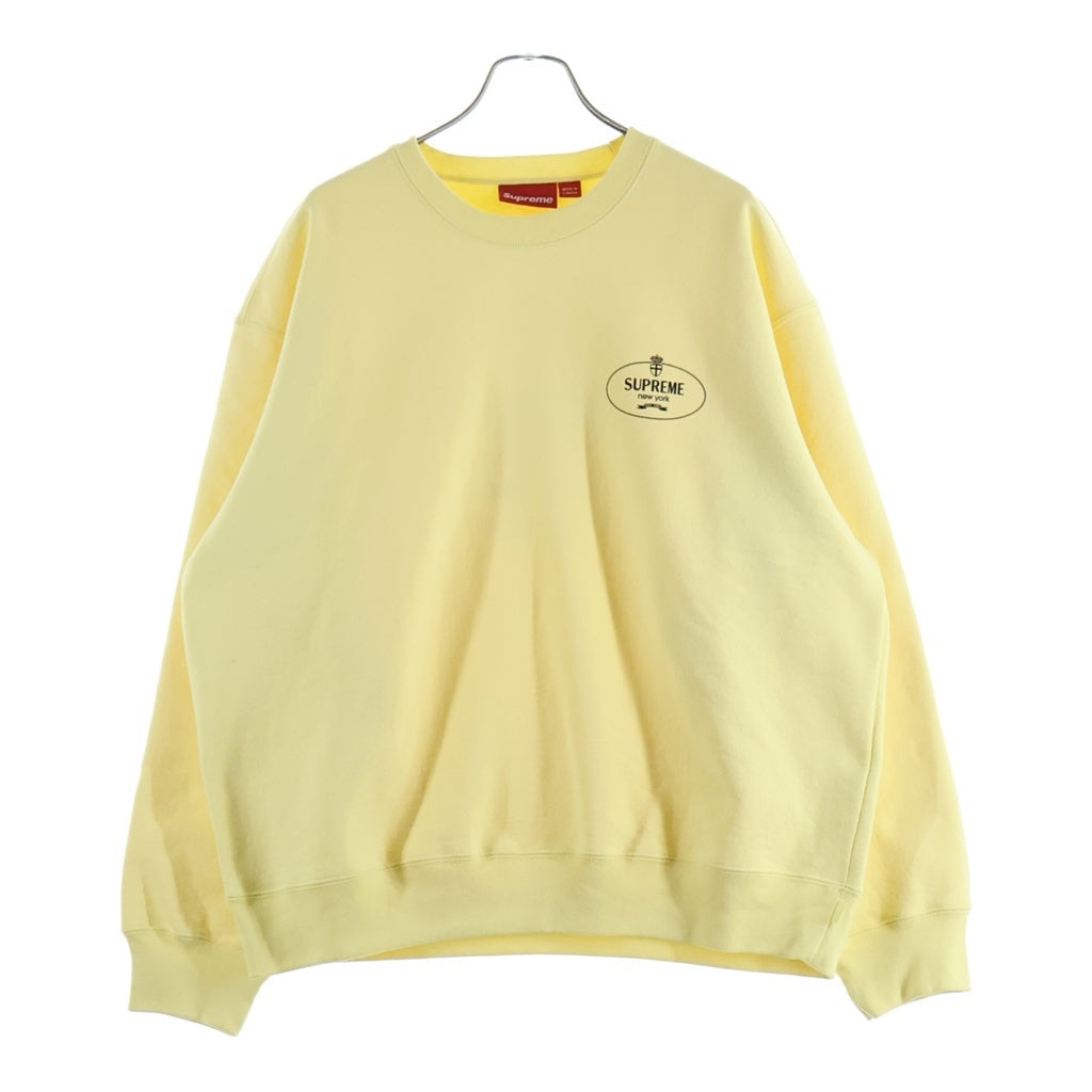 SUPREME(シュプリーム) 24AW Crest Crewneck クレストクルーネック スウェット イエロー