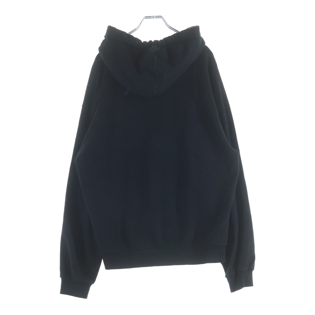 CELINE(セリーヌ) ルーズ フーディー コットンフリース プルオーバースウェットパーカー ブラック 2Y468670Q.38NO 2Y468670Q
