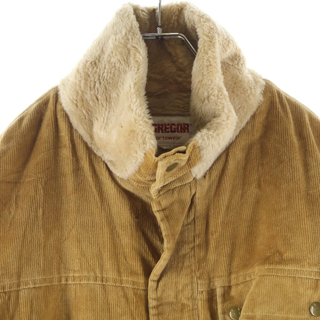 McGREGOR(マクレガー) 70S VINTAGE ヴィンテージ ボア切替 コーデュロイボンバージャケット ブラウン