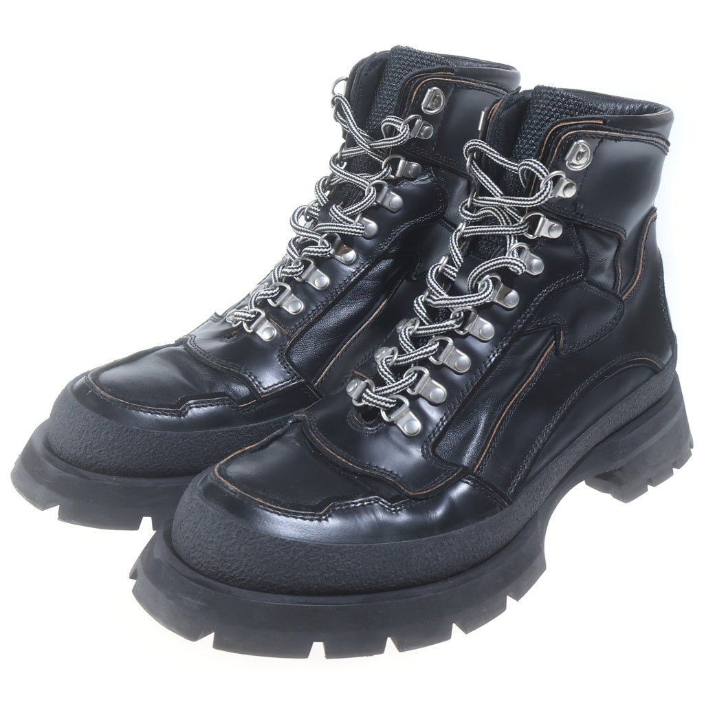 JIL SANDER(ジルサンダー) Lace Up Leather Ankle Boots レースアップ レザーアンクルブーツ