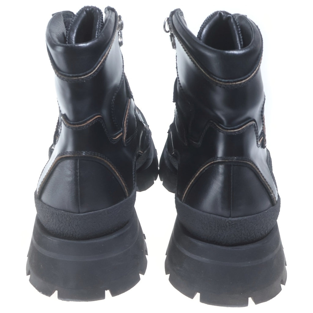 JIL SANDER(ジルサンダー) Lace Up Leather Ankle Boots レースアップ レザーアンクルブーツ