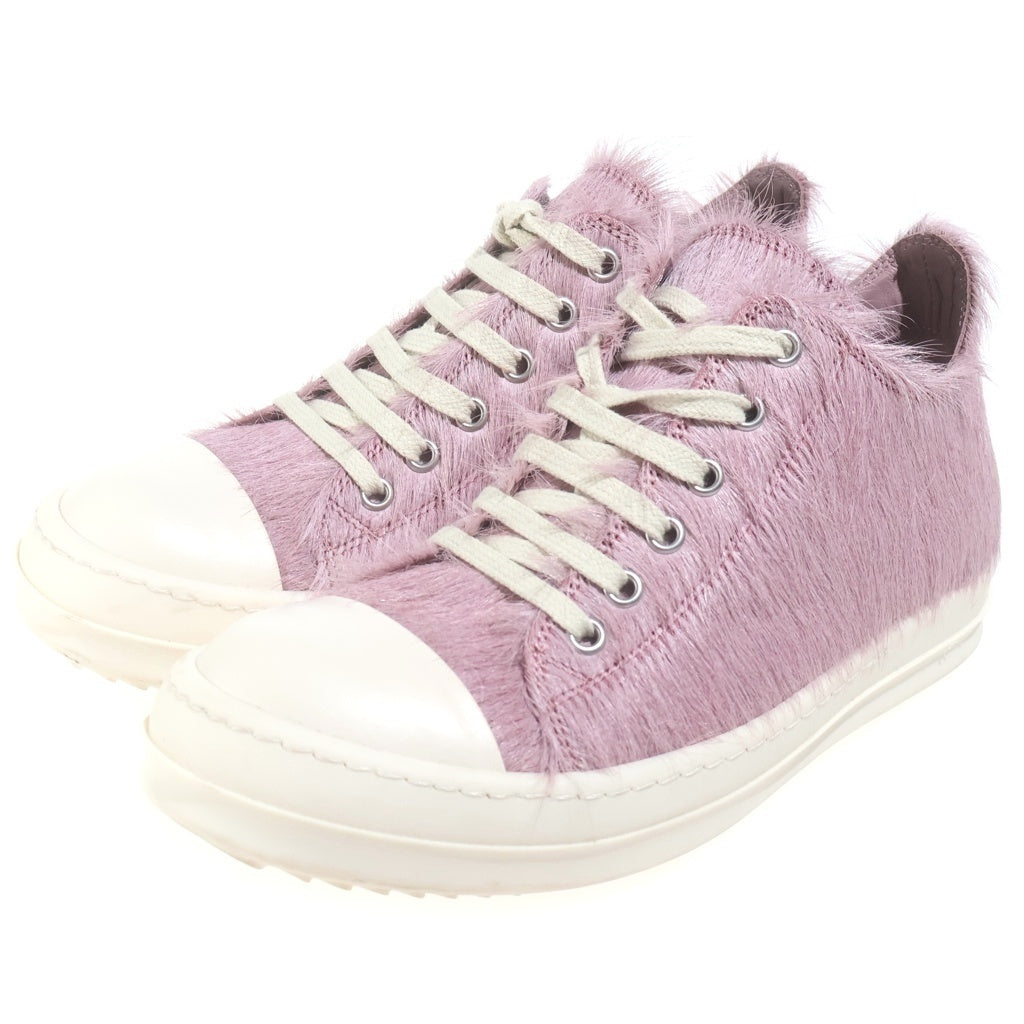 Rick Owens(リックオウエンス) LIDO LOW TOP SNEAKERS リド ロートップスニーカー ピンク レディース