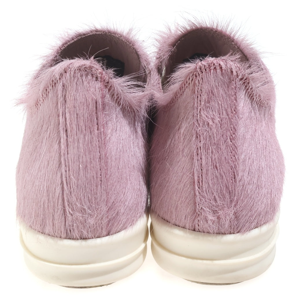Rick Owens(リックオウエンス) LIDO LOW TOP SNEAKERS リド ロートップスニーカー ピンク レディース