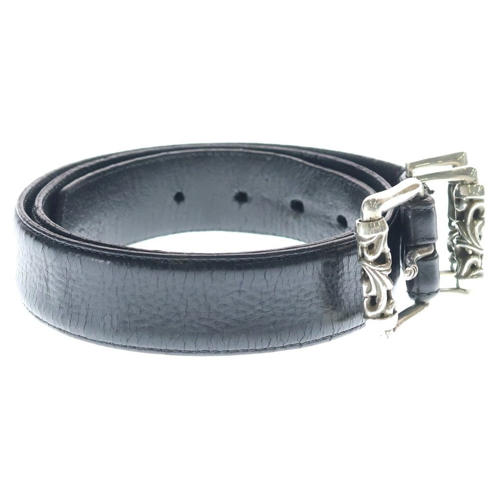 CHROME HEARTS(クロムハーツ) OLD BLT ROLLER 3PC1.0inch オールド 3PCローラーバックル レザーベルト シルバー -