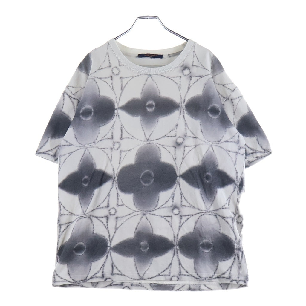 LOUIS VUITTON(ルイヴィトン) 23SS タイダイ モノグラム プリンテッドシボリ 半袖Tシャツ カットソー グレー RM231 NPL HOY89W