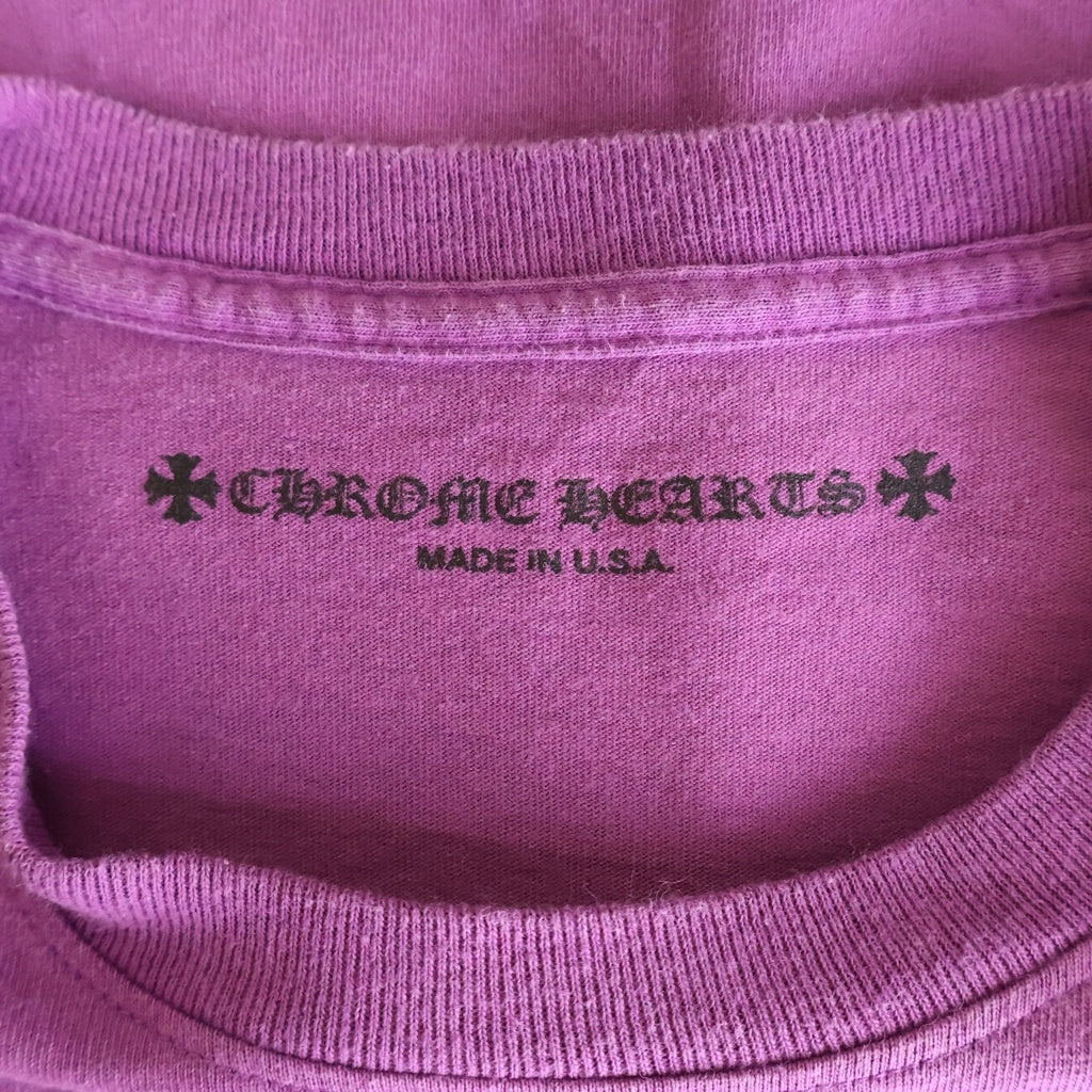 CHROME HEARTS(クロムハーツ) ×MATTY BOY I WANT MORE NOT LESS CREW NECK L/S TEE マッティボーイ 長袖Tシャツ カットソー パープル -