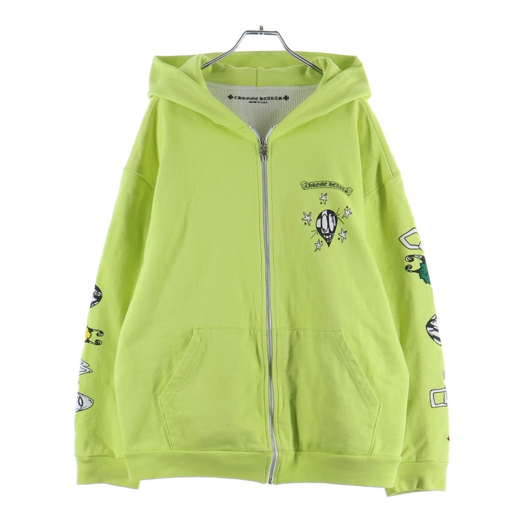CHROME HEARTS(クロムハーツ) MATTY BOY PPO CHAIN GAME HOODIE マッティボーイ チェーンゲームリンク サーマル裏地ジップアップパーカー