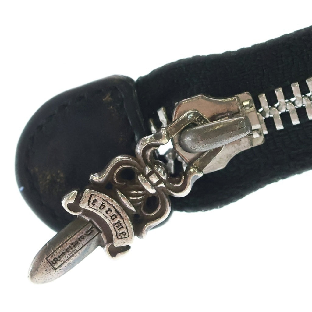 CHROME HEARTS(クロムハーツ) CHプラスパッチレザーポーチ ブラック