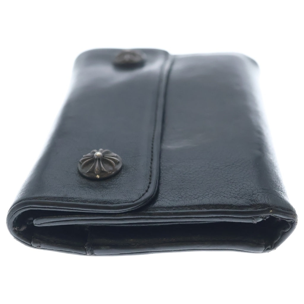 CHROME HEARTS(クロムハーツ) WAVE ウェーブ レザーウォレット 財布 ブラック