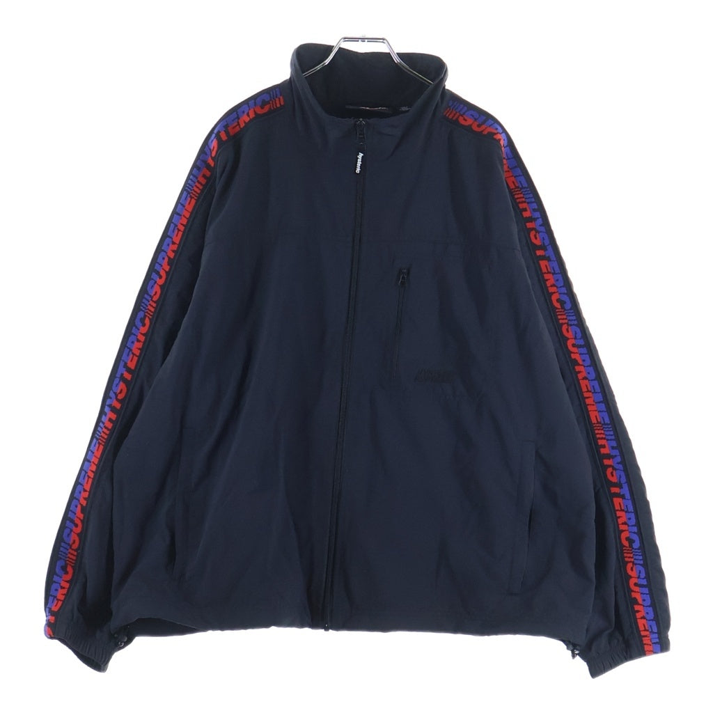 SUPREME(シュプリーム) 24AW ×HYSTERIC GLAMOUR Track Jacket ヒステリックグラマー トラックナイロンジャケット ブラック