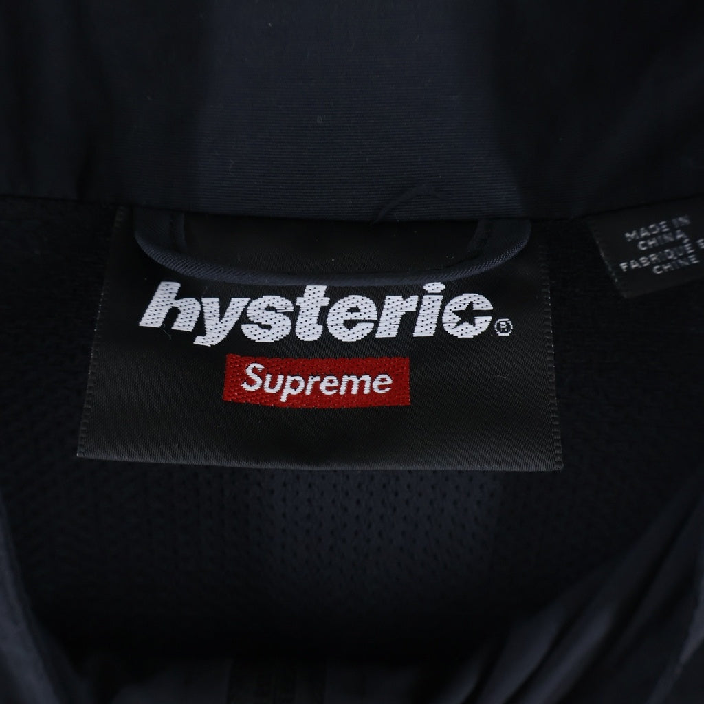 SUPREME(シュプリーム) 24AW ×HYSTERIC GLAMOUR Track Jacket ヒステリックグラマー トラックナイロンジャケット ブラック