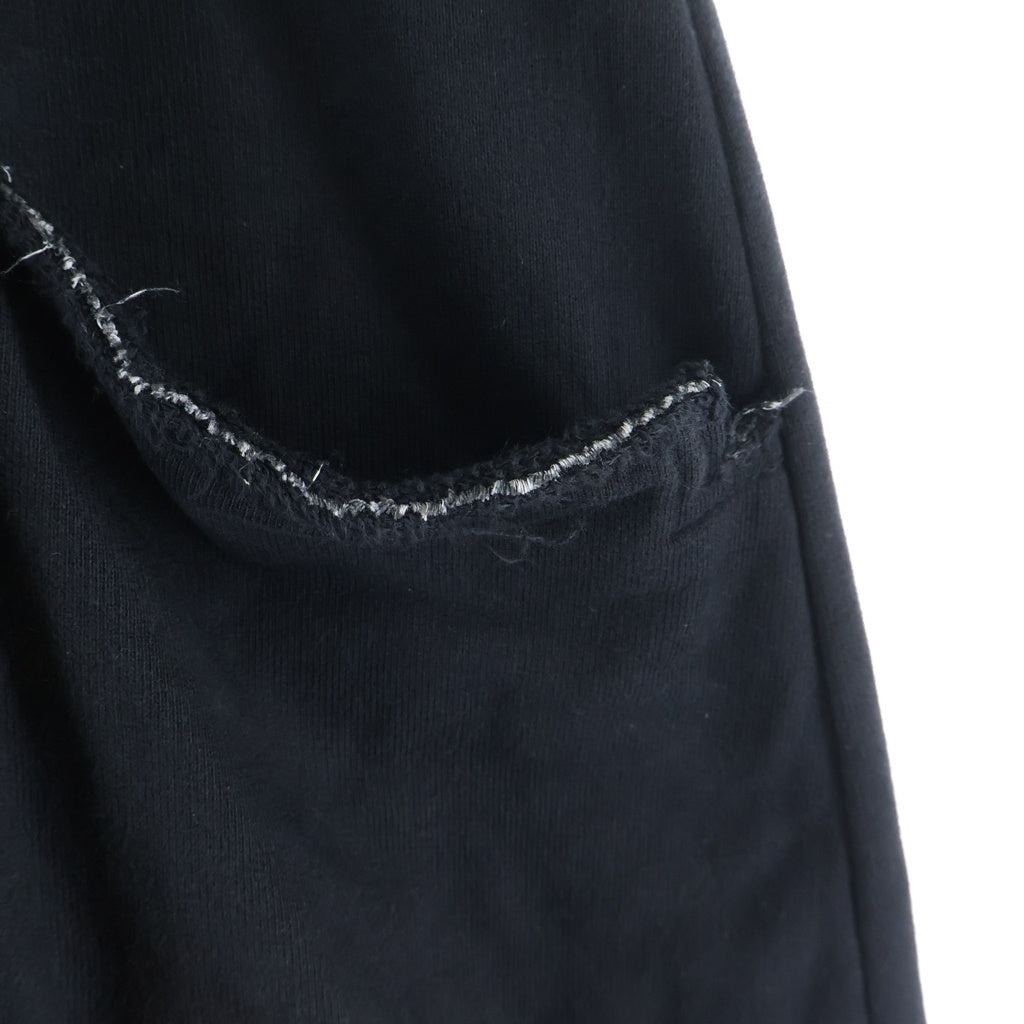 cvtvlist(カタリスト) 3D LOGO USUAL PANTS ロゴ刺繍 サルエルパンツ スウェットパンツ ブラック 2201020401