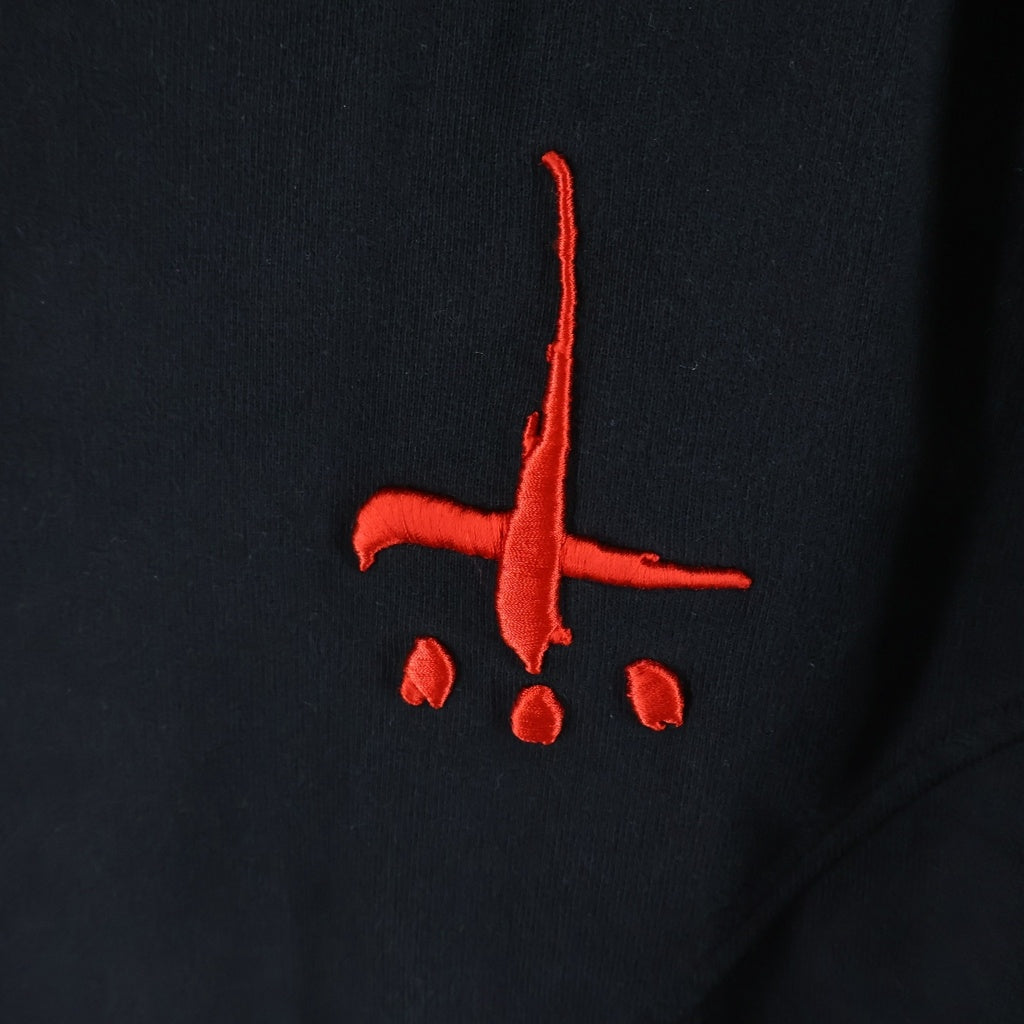 cvtvlist(カタリスト) 3D LOGO USUAL PANTS ロゴ刺繍 サルエルパンツ スウェットパンツ ブラック 2201020401