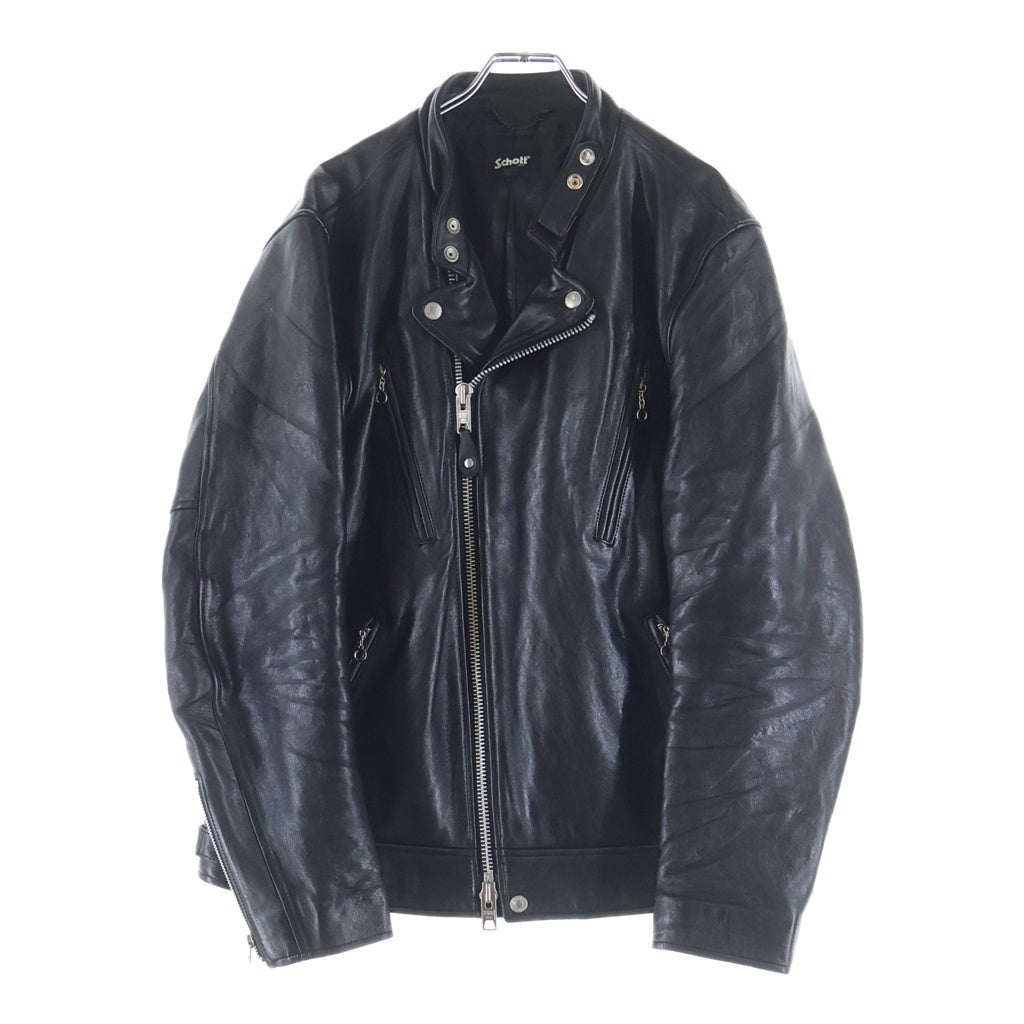 SCHOTT(ショット) レザーダブルブレストライダース レザージャケット ブラック #M 782-5950010