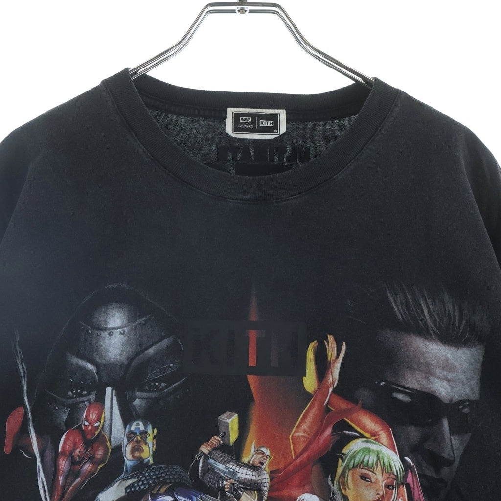 KITH(キス) x Marvel vs. Capcom Ultimate Vintage Tee マーベル バーサス カプコン アルティメット 半袖Tシャツ ブラック