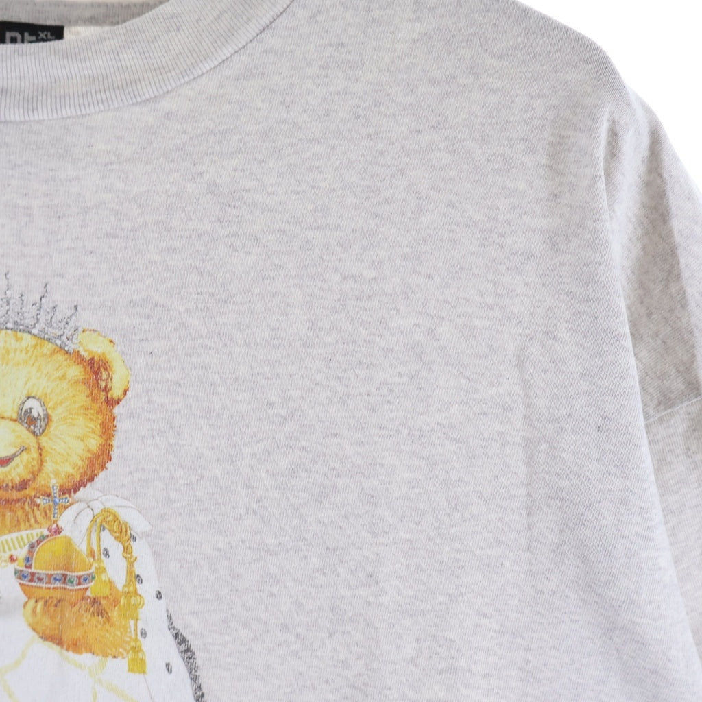 SAINT MICHAEL(セントマイケル) TRUE QUEEN SS TEE SM-YS8-0000-013 フロントプリント 半袖Tシャツ カットソー グレー