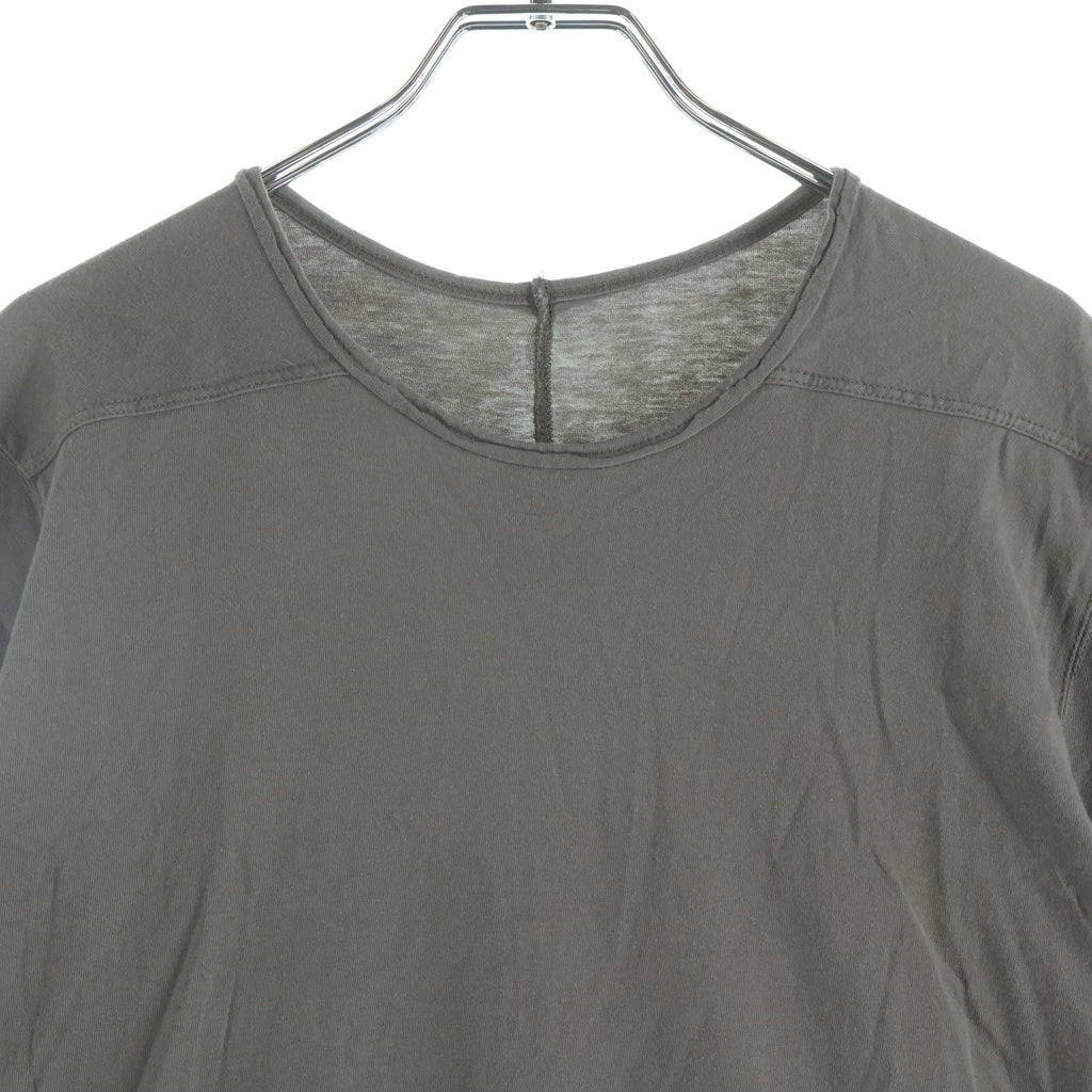 Rick Owens(リックオウエンス) LEVEL T-SHIRT クルーネック半袖Tシャツ カットソー グレー DU02A3250-RN