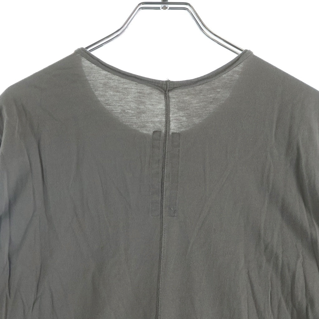 Rick Owens(リックオウエンス) LEVEL T-SHIRT クルーネック半袖Tシャツ カットソー グレー DU02A3250-RN