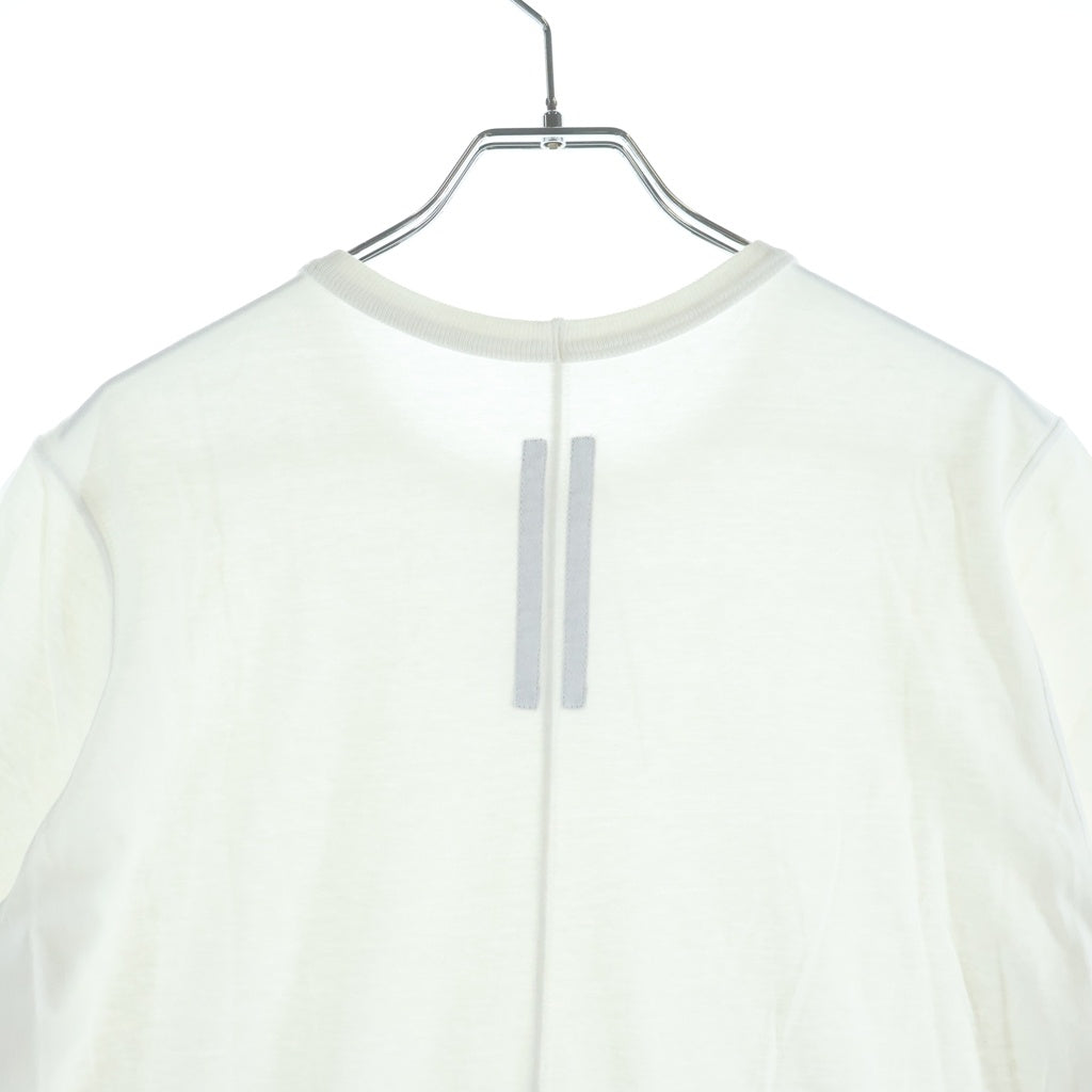 Rick Owens(リックオウエンス) 18SS コットン クルーネック半袖Tシャツ カットソー ホワイト RU18S5264-JA