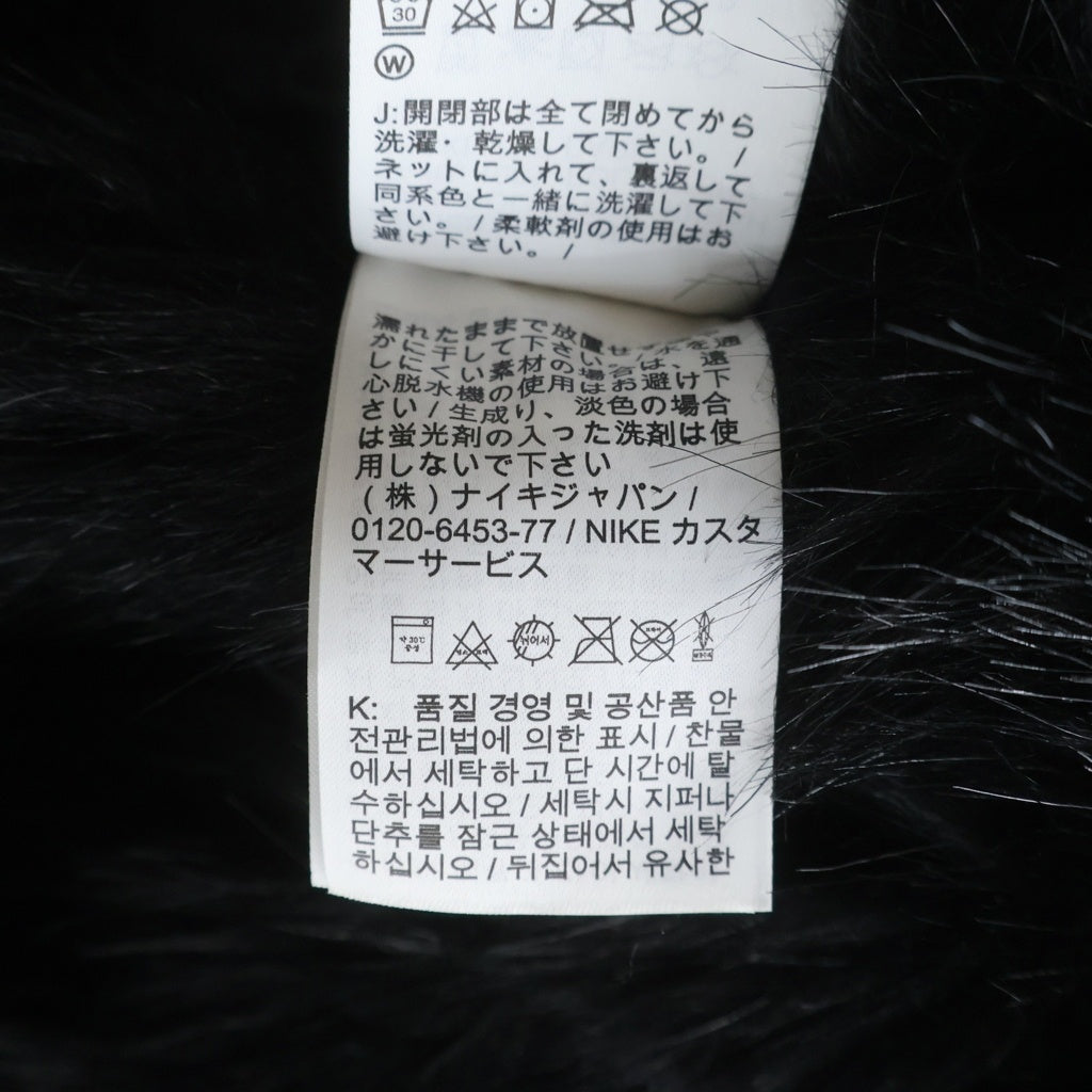 NIKE(ナイキ) ×AMBUSH Reversible Faux Fur Jacket アンブッシュ リバーシブルファージャケット ブラック -
