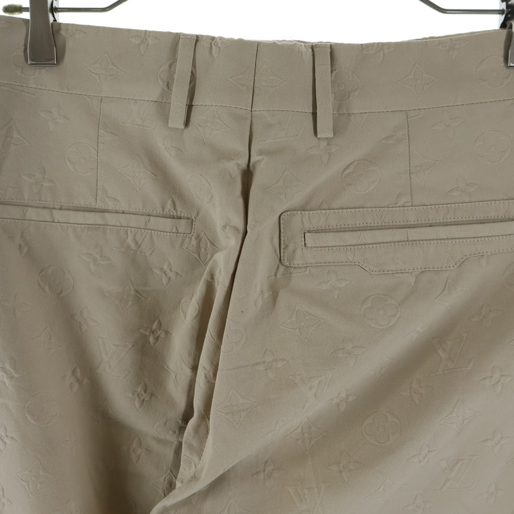 LOUIS VUITTON(ルイヴィトン) 22AW モノグラムテーパードスラックス ベージュ RM222Q NN1 HKP42W