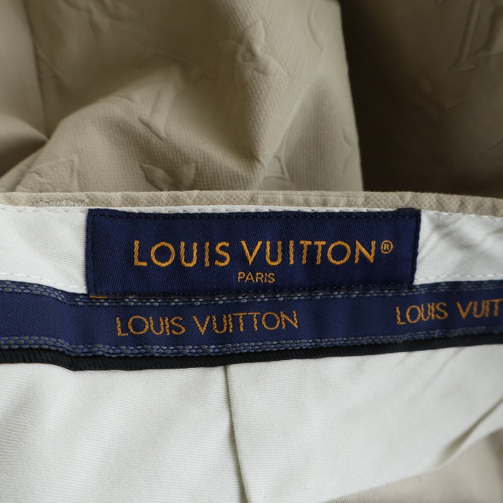 LOUIS VUITTON(ルイヴィトン) 22AW モノグラムテーパードスラックス ベージュ RM222Q NN1 HKP42W