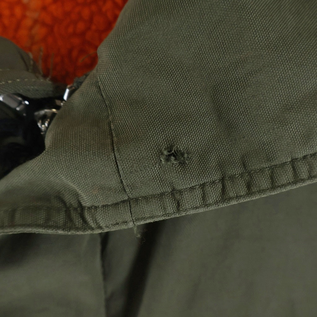 DSQUARED2(ディースクエアード) Fleece Lined Hooded Jacket フリース ラインド マルチポケット ジップアップ フーデッド ショート ボンバージャケット カーキ S75AM0903