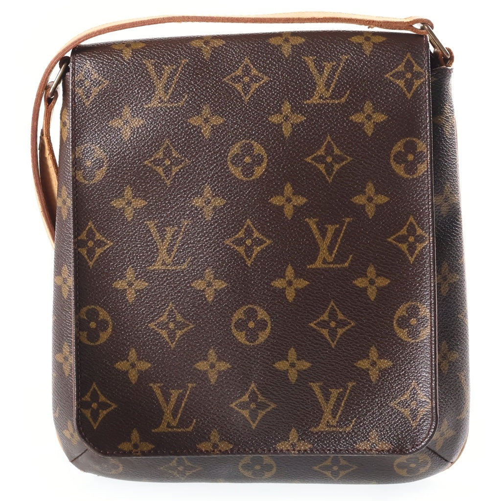 LOUIS VUITTON(ルイヴィトン) ミュゼット サルサ モノグラム レザー ショルダーバッグ ブラウン M51387 レディース