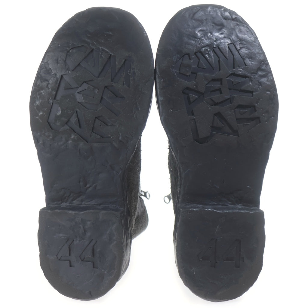 CAMPER(カンペール) Vamonos バモンス ヌバックレザー サイドジップ ロングブーツ グレー A700012-009