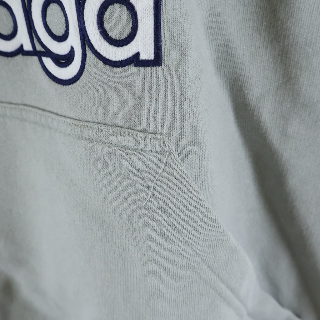 BALENCIAGA(バレンシアガ) 25AW 3b Football Polo Hoodie 827939 TTVQ8 フットボール ポロ プルオーバーパーカー グレー
