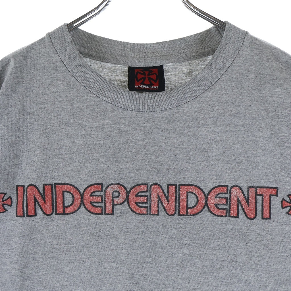INDEPENDENT(インデペンデント) 90S アイアンクロス 半袖Tシャツ カットソー グレー