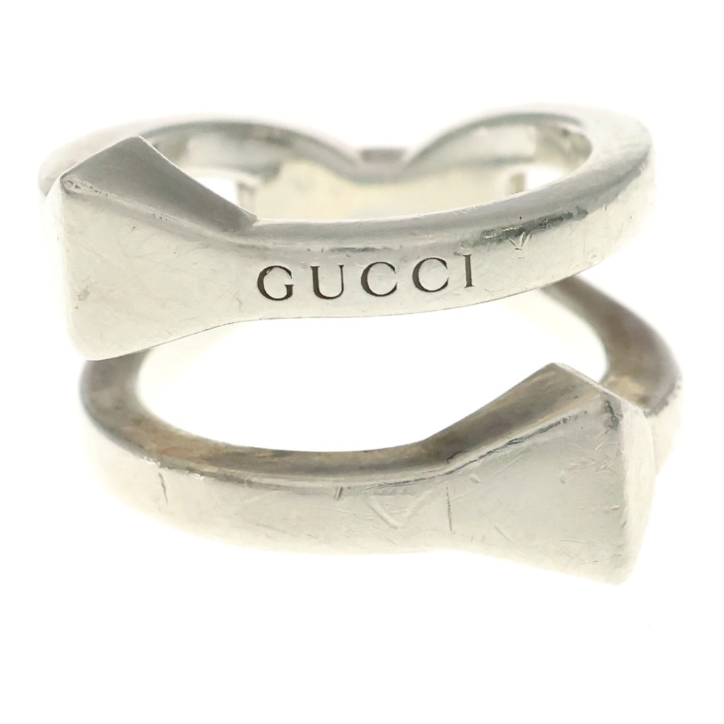 GUCCI(グッチ) Contrariering コントラリエリング 指輪 シルバー レディース