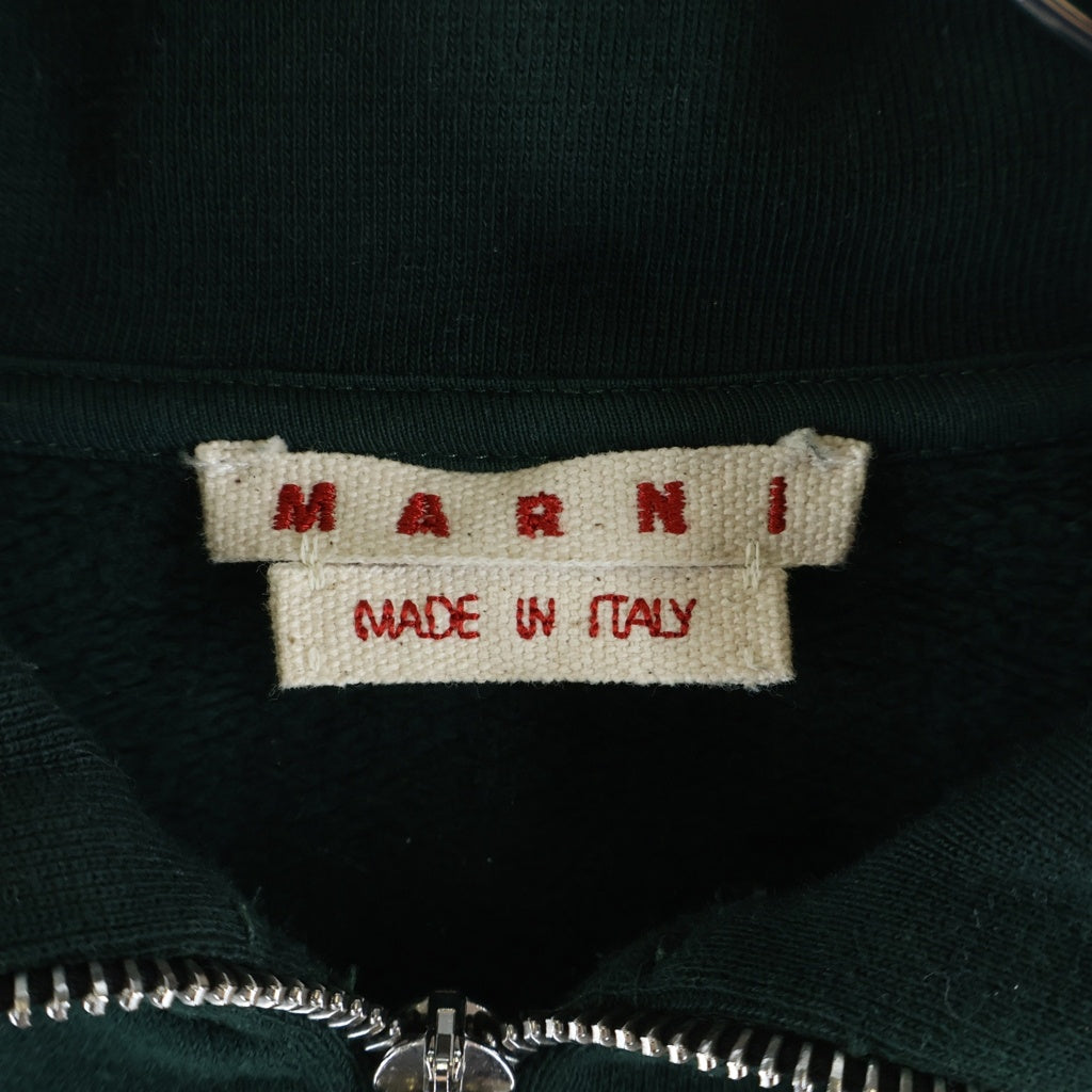 MARNI(マルニ) ハーフジップアップスウェットシャツ グリーン FUMU0127X0 UTC269
