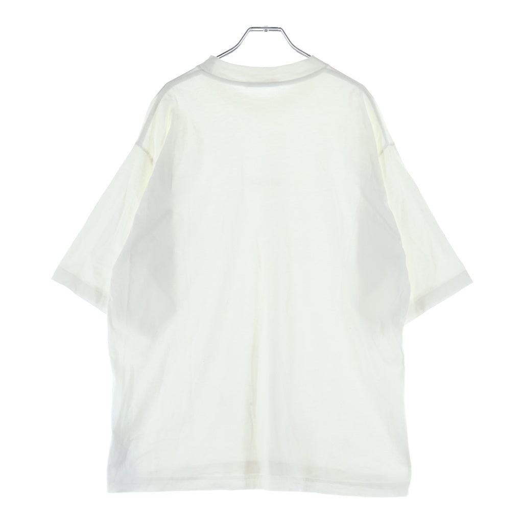 MARNI(マルニ) ロゴプリント モックネックオーバーサイズTシャツ カットソー ホワイト HUMU0223P1 USCS87