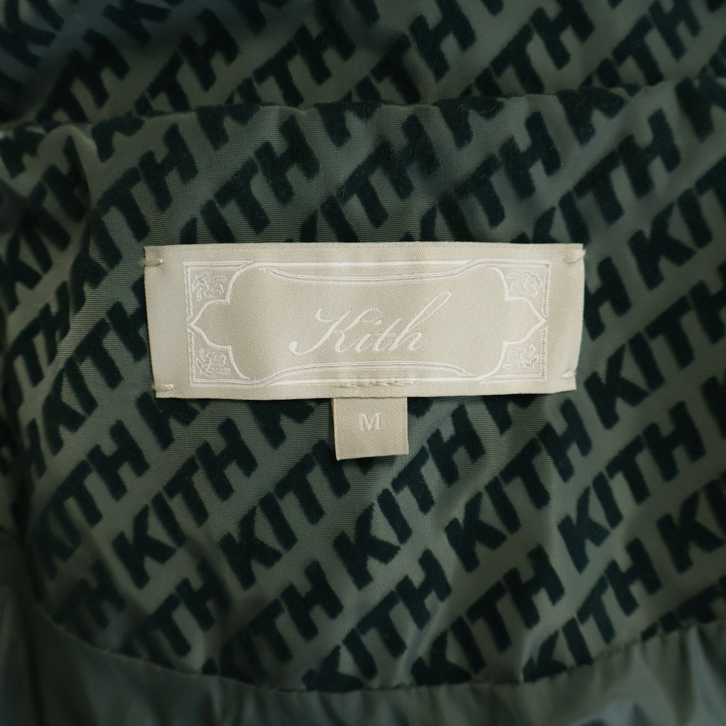 KITH(キス) Flocked Italic Monogram Davon Jacket フロックド イタリック モノグラム ジャケット グリーン 24-011-060-0014-1-0