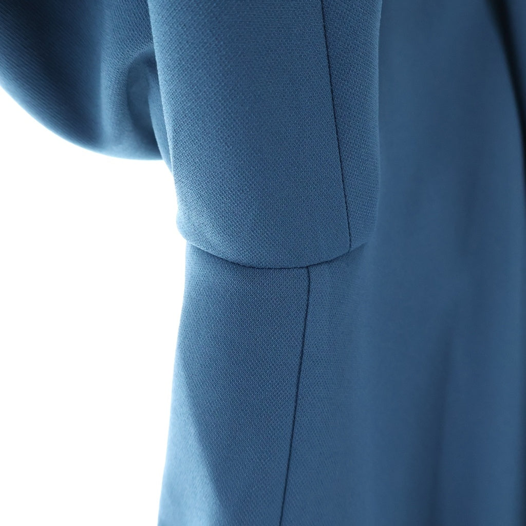 CULLNI(クルニ) 24AW Slub Tweed Tailored Tie Locken Jacket ツイードテーラードジャケット ブルー 24-AW-027B