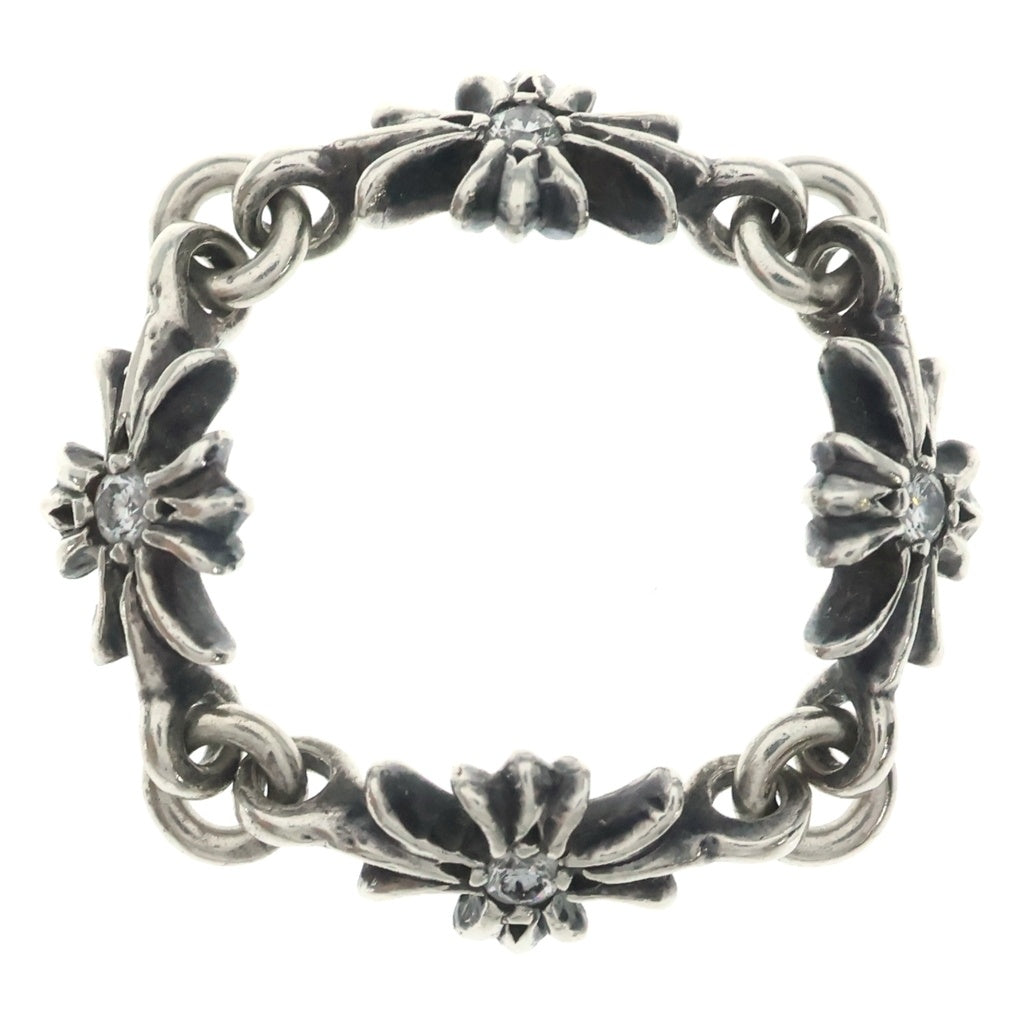 CHROME HEARTS(クロムハーツ) TNY E CH PLS DIA タイニーE CHプラス ダイヤ リング シルバー